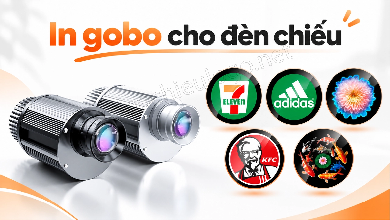 In gobo cho đèn chiếu logo