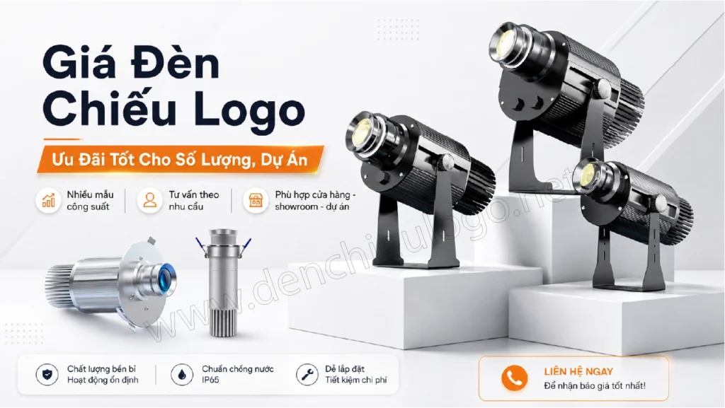Mua đèn chiếu logo ở đâu tốt